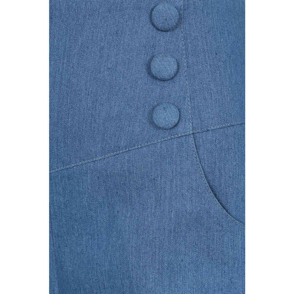 Banned - Millie Swallows Kurze Hose - Blau